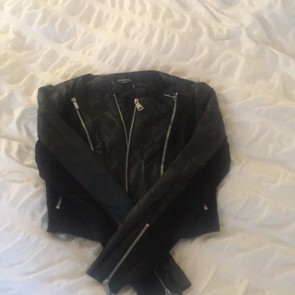 Bebe leather jacket